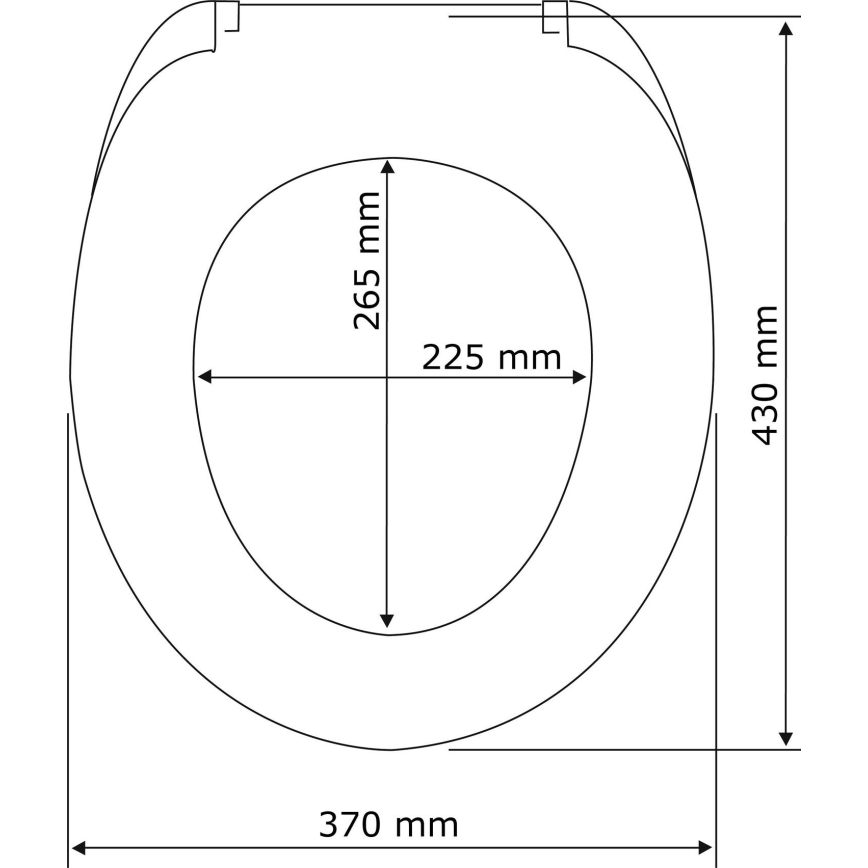 WENKO 22977100-Tualetes sēdeklis BELLEVUE 35,5x42,5 cm antracīts/sudraba