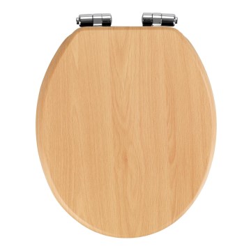 WENKO 22979100-WC sēdeklis dabīgs bērzs 35,5x42,5 cm brūns/sudraba