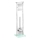 WENKO 22992100 - WC birste DEBAR 18x73 cm nerūsējošais tērauds/satīns/balta