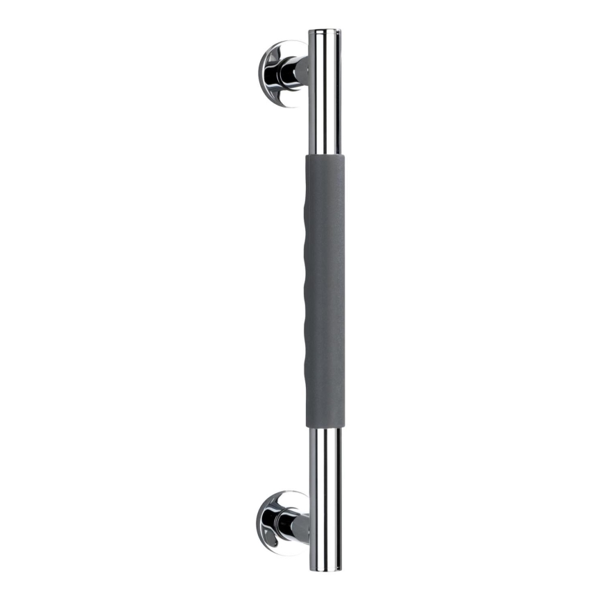 WENKO 23284100 - drošības rokturis SECURA, 40,5 x 9 cm, nerūsējošais tērauds/antracīts/spīdīgs hroms