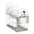 WENKO 2329100 - Trauku žāvētājs DUO 21x33 cm nerūsējošais tērauds/sudraba