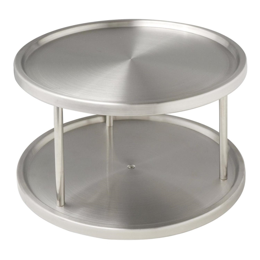 WENKO 2335100 - Karuselis CABINET CAROUSEL 26,5x15,5 cm nerūsējošā tērauda/sudraba