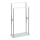 WENKO 23438100 - Dvieļu statīvs DEBAR 20x83 cm nerūsējošais tērauds/satinēts/balts