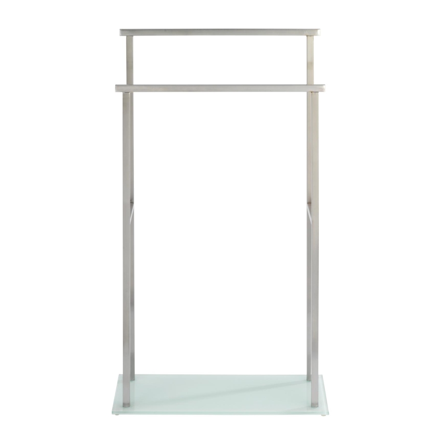 WENKO 23438100 - Dvieļu statīvs DEBAR 20x83 cm nerūsējošais tērauds/satinēts/balts