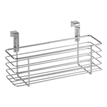 WENKO 2344100 - Grozs SLIM 24x11,5 cm, spīdīgs, hromēts/melns