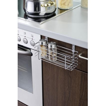 WENKO 2344100 - Grozs SLIM 24x11,5 cm, spīdīgs, hromēts/melns