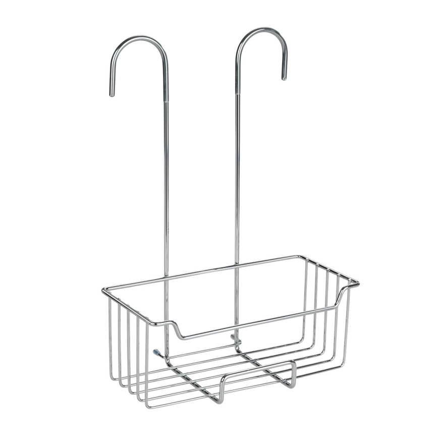 WENKO 23499100 - Dušas plaukts MILO 25x36 cm nerūsējošais tērauds/sudraba/caurspīdīgs
