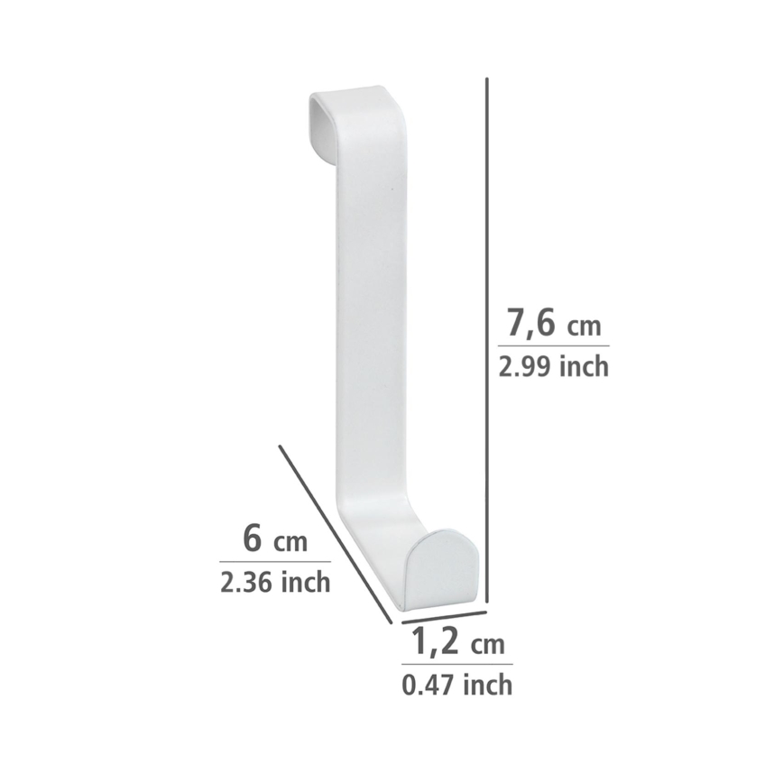 WENKO 23545100-Durvju pakaramais 7,6x6 cm balts