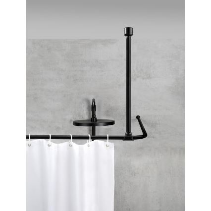 WENKO 23566100 - Griestu balsts UNIVERSAL, 57 cm, melns