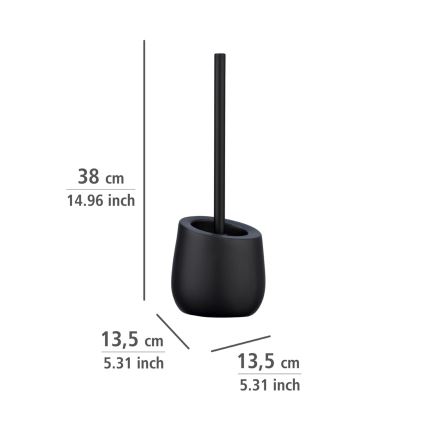 WENKO 23654800 - WC birste BADI 13,5x38 cm melna