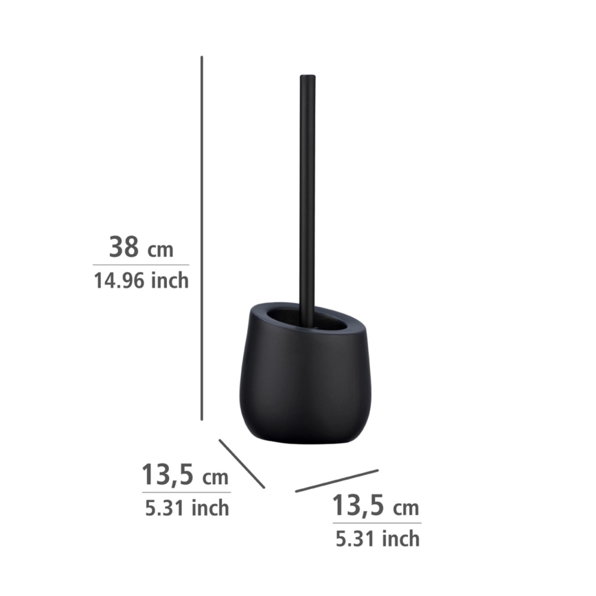 WENKO 23654800 - WC birste BADI 13,5x38 cm melna