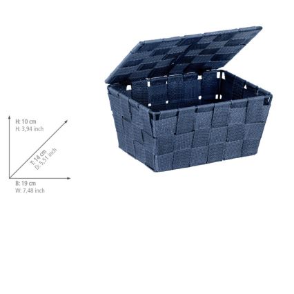 WENKO 23786100 - ADRIA grozs 19x14 cm zils