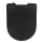WENKO 23827100-WC WC sēdeklis SEDILO 45,2x36,2 cm melns/sudrabs