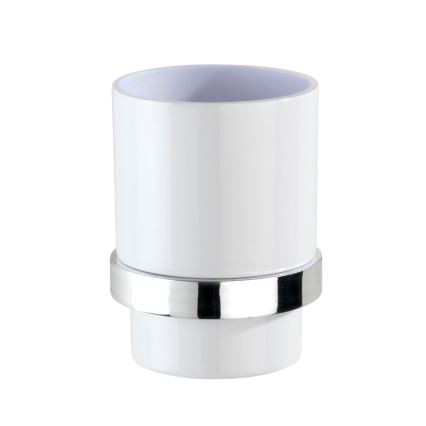 WENKO 23847800-Zobu suku turētājs TURBO-LOC QUADRO ED. 7x9,5 cm spīdīgs hroms/balts