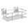 WENKO 23854800-Plaukts TURBO-LOC QUADRO ED. 24x14,5 cm nerūsējošais tērauds/spīdīgs hroms