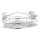 WENKO 23856800-Plaukts TURBO-LOC QUADRO ED. 27,5x19,3 cm nerūsējošais tērauds/spīdīgs hroms