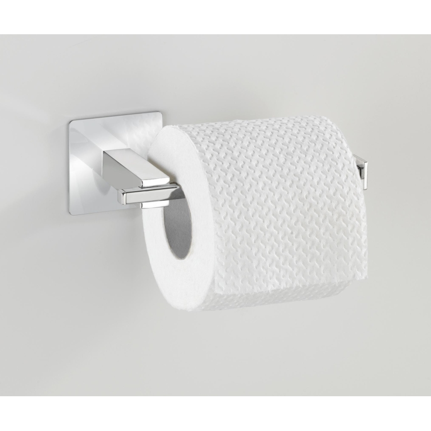 WENKO 23859800 - Tualetes papīra turētājs TURBO-LOC QUADRO ED 16,5x6,5 cm no nerūsējošā tērauda
