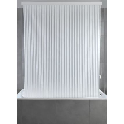 WENKO 23864100 - Ruļļa tipa dušas aizkars 132x240 cm balts