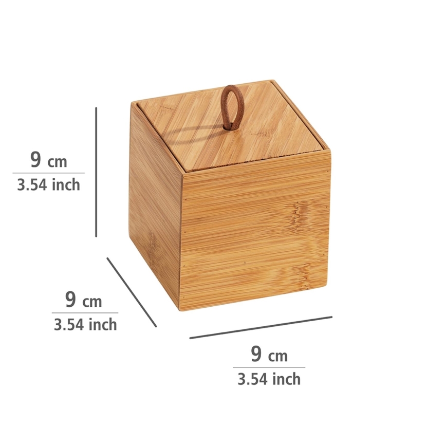 WENKO 23922100 - TERRA kaste, 9 x 9 cm, brūna