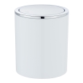 WENKO 23930100 - Grozs INCA 14x16,8 cm balts/spīdīgs hroms