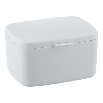WENKO 23960100 - BARCELONA kaste 19,5x16 cm balta/spīdīgs hroms