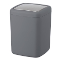WENKO 23979100 - Atkritumu tvertne BARCELONA 15x20 cm antracīts/spīdīgs hroms