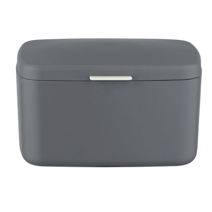 WENKO 23981100 - Box BARCELONA 19,5x16 cm antracīts/spīdīgs hroms