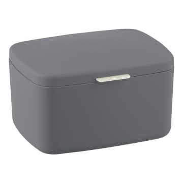 WENKO 23981100 - Box BARCELONA 19,5x16 cm antracīts/spīdīgs hroms