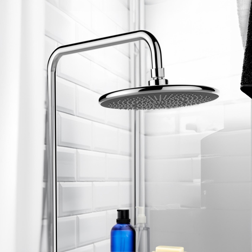 WENKO 23998100 - Dušas galva ar ūdens taupīšanas sistēmu 22,5x22,5 cm spīdīgs hroms