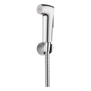 WENKO 23999100 - bide komplekts ar ūdens taupīšanas sistēmu, 12x7 cm, spīdīgs hroms/sudraba