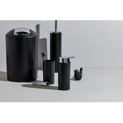 WENKO 24078800 - CALVO komplekts 6,5x13 cm melns/spīdīgs hroms