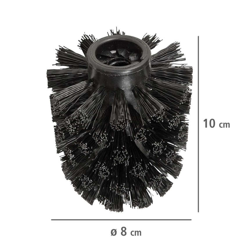 WENKO 24090800 - WC galviņa 8x9,3 cm melna