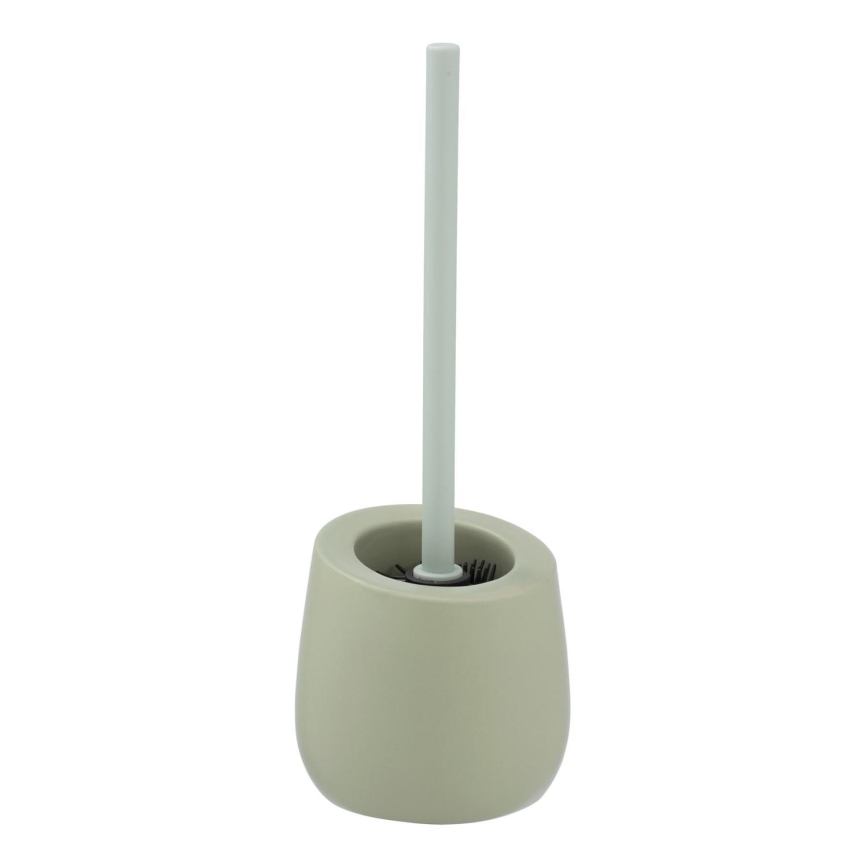 WENKO 24120100 - zaļa WC birste BADI 13,5x38 cm