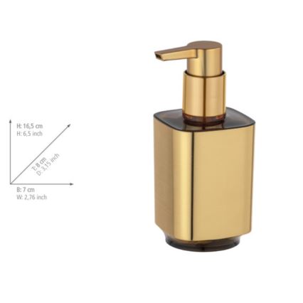 WENKO 24161100 - ziepju dozators AURON 300 ml, zelta krāsā