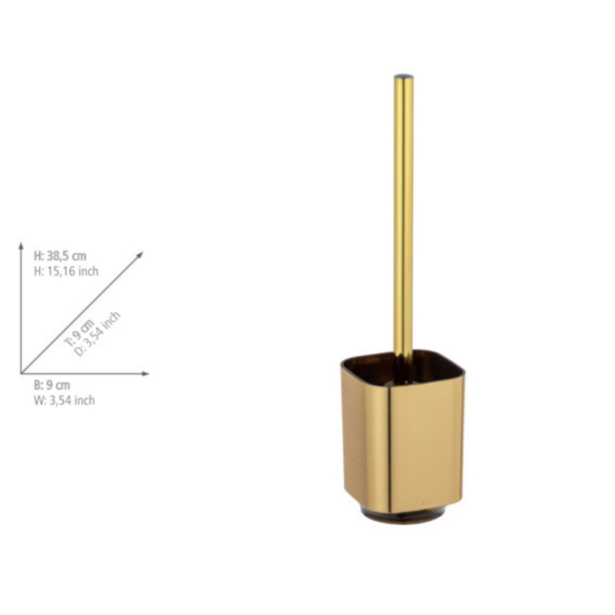WENKO 24162100 - AURON WC birste 9x38,5 cm zelta