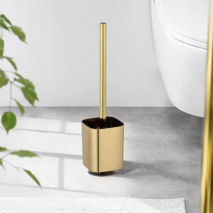 WENKO 24162100 - AURON WC birste 9x38,5 cm zelta