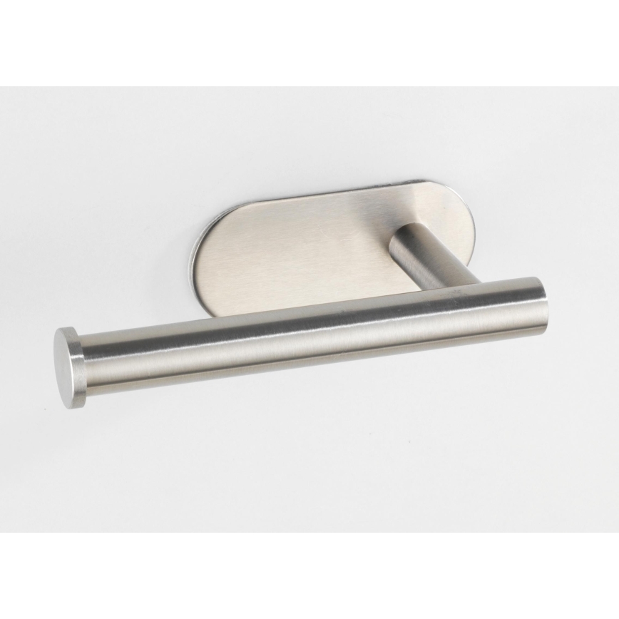 WENKO 24166100 - Tualetes papīra turētājs TURBO-LOC OREA MATT 16x7 cm nerūsējošais tērauds/sudraba