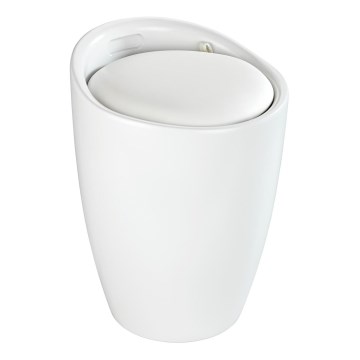 WENKO 24228100 - Taburete CANDY 36x50,5 cm balta/melna