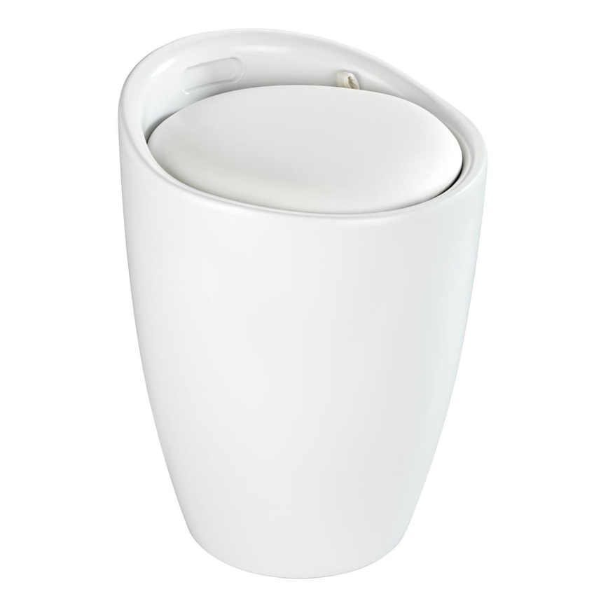 WENKO 24228100 - Taburete CANDY 36x50,5 cm balta/melna
