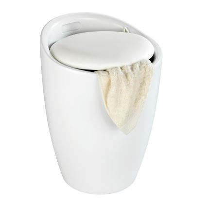 WENKO 24228100 - Taburete CANDY 36x50,5 cm balta/melna