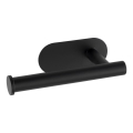 WENKO 24287100-Tualetes papīra turētājs TURBO-LOC OREA BLACK 16x7 cm nerūsējošais tērauds/melns