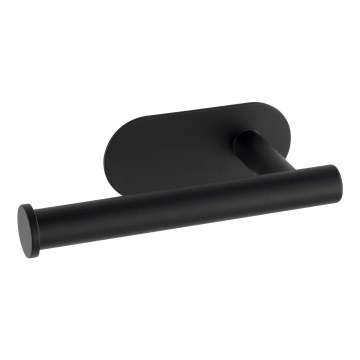 WENKO 24287100-Tualetes papīra turētājs TURBO-LOC OREA BLACK 16x7 cm nerūsējošais tērauds/melns