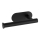 WENKO 24287100-Tualetes papīra turētājs TURBO-LOC OREA BLACK 16x7 cm nerūsējošais tērauds/melns