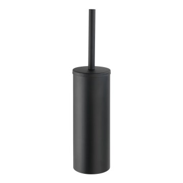 WENKO 24289100-WC tualetes birste TURBO-LOC OREA BLACK 9x39,5 cm no nerūsējošā tērauda/melna