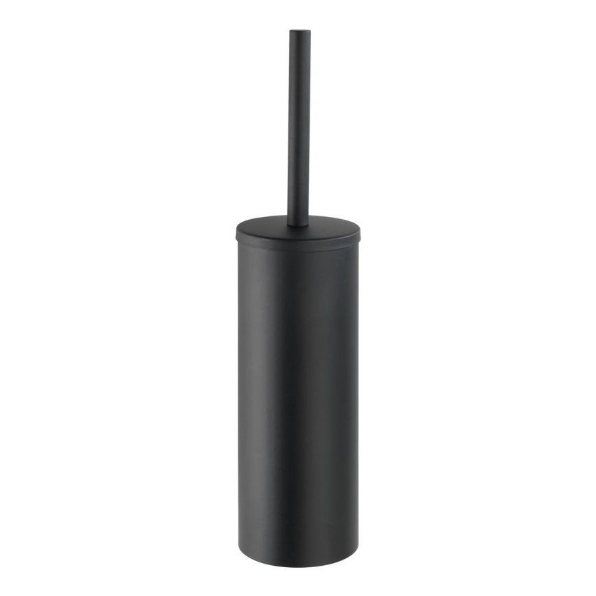 WENKO 24289100-WC tualetes birste TURBO-LOC OREA BLACK 9x39,5 cm no nerūsējošā tērauda/melna