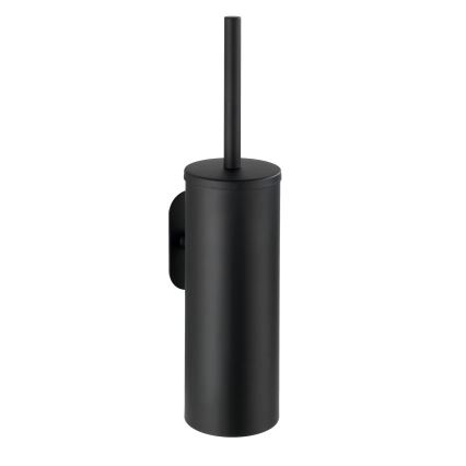 WENKO 24289100-WC tualetes birste TURBO-LOC OREA BLACK 9x39,5 cm no nerūsējošā tērauda/melna