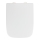 WENKO 24334100-Tualetes sēdeklis EXCLUSIVE 46,5x37 cm balts/sudrabs