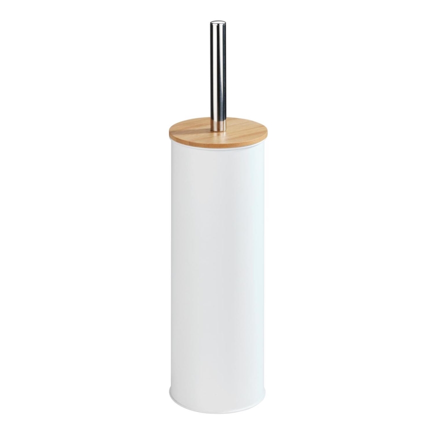 WENKO 24393100 - WC birste TORTONA 9,5x38,5 cm balta/brūna