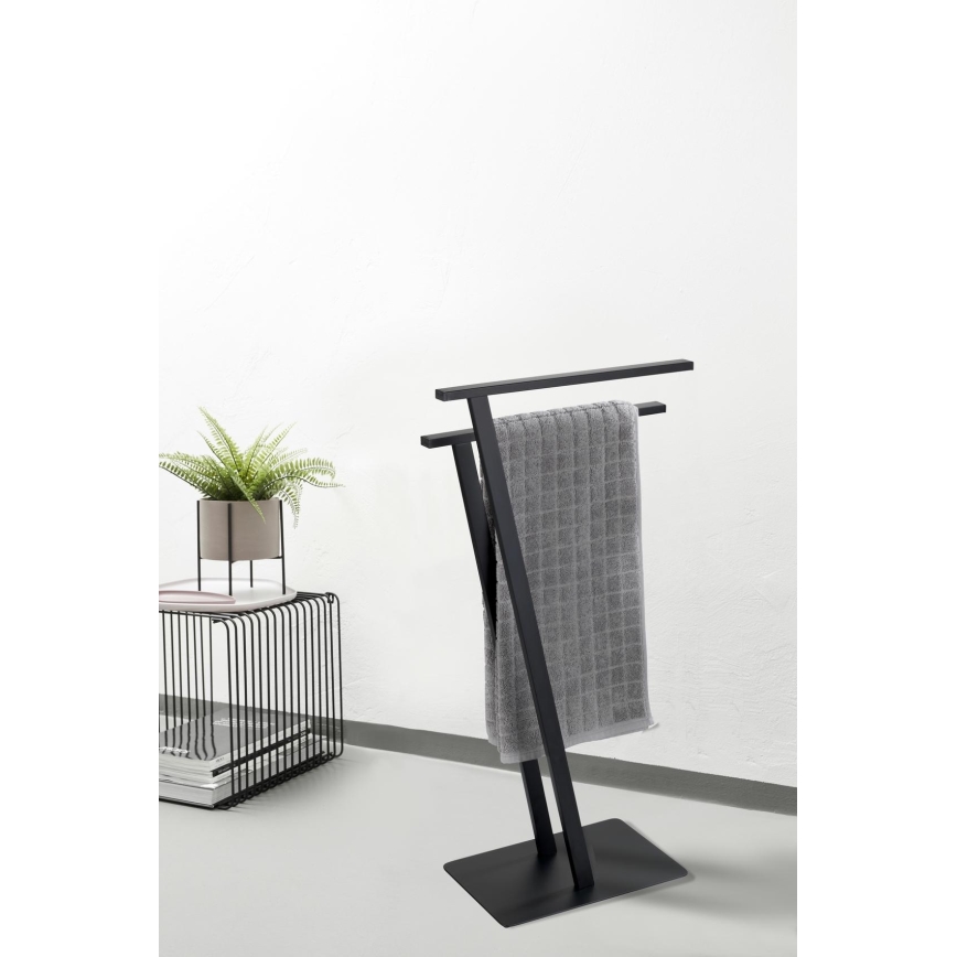 WENKO 24396100 - Dvieļu statīvs LIRIO 20x40 cm melns