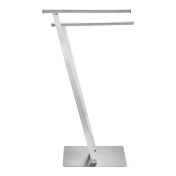 WENKO 24397100 - Dvieļu turētājs LIRIO 20x76,5 cm nerūsējošā tērauda satīna apdare